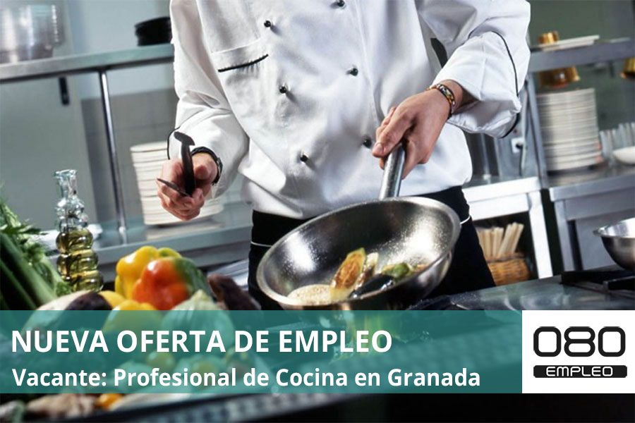 imagen oferta empleo profesional de cocina en Granada